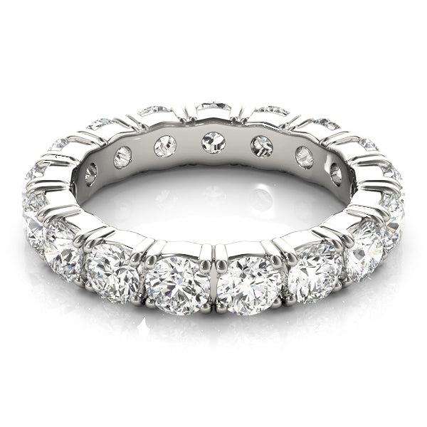 14K White Gold 2.38ctw Diamond Wedding Band