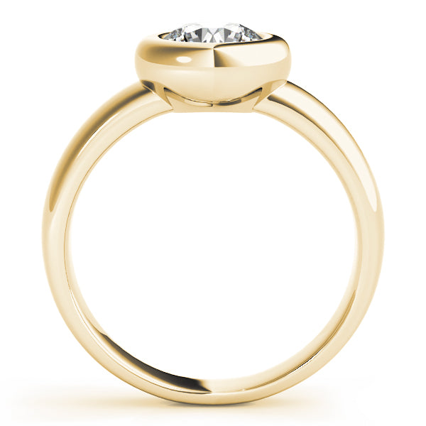 18K Yellow Gold 1 CT Diamond Engagement Ring