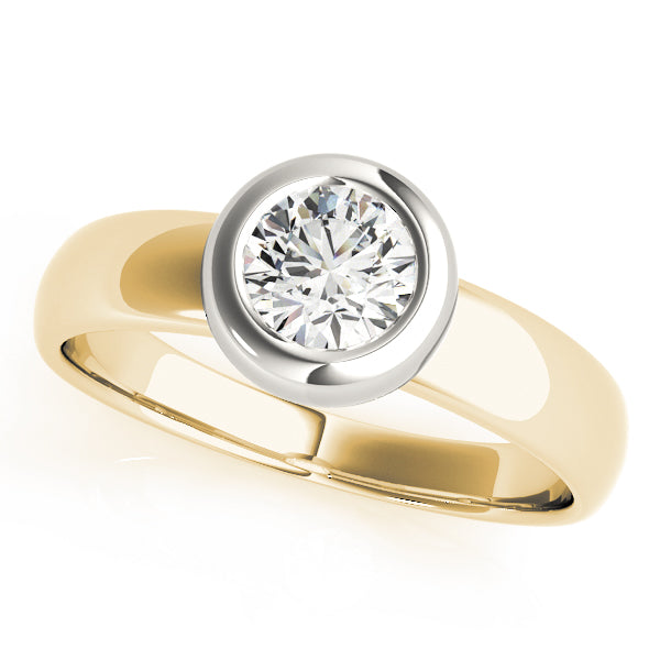 18K Yellow Gold 1ct Diamond Solitaire Engagement Ring