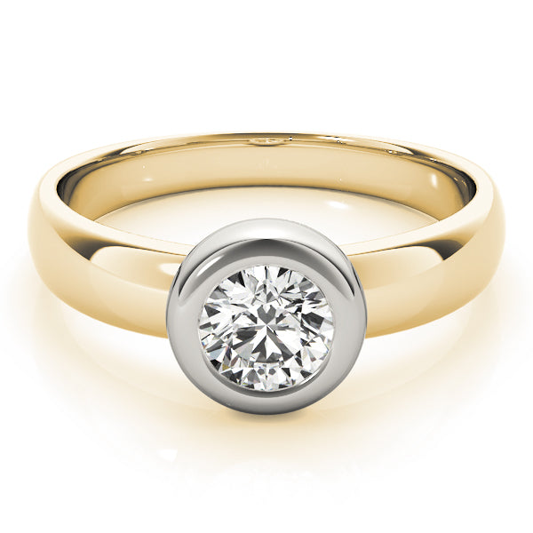 18K Yellow Gold 1ct Diamond Solitaire Engagement Ring