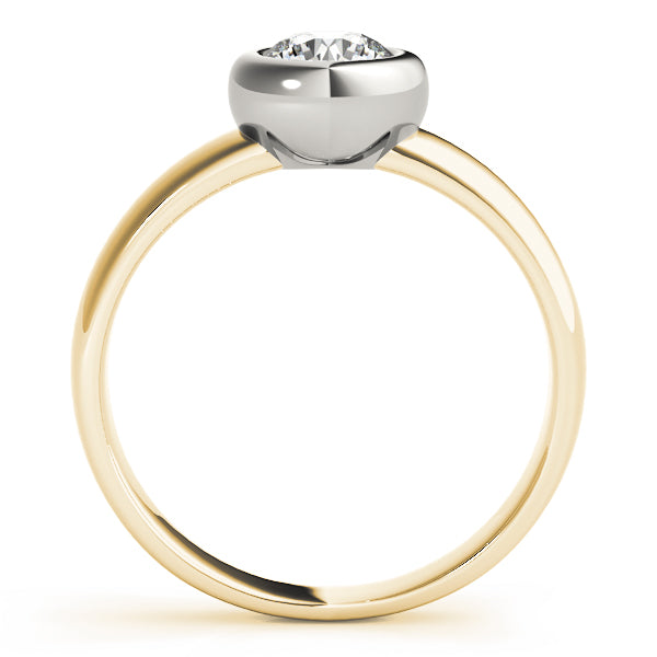 18K Yellow Gold 1ct Diamond Solitaire Engagement Ring