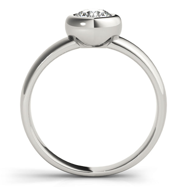 18K White Gold 1ct Diamond Solitaire Engagement Ring