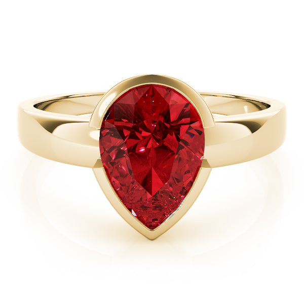 14K Yellow Gold Diamond Fashion Ring