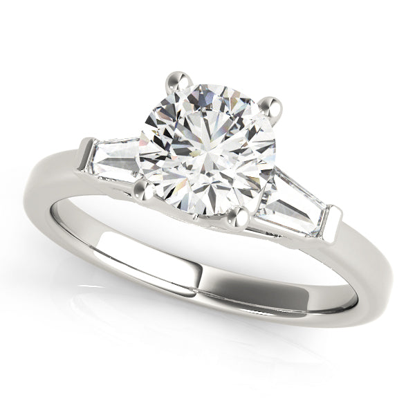 18K White Gold 1 ct Diamond Engagement Ring