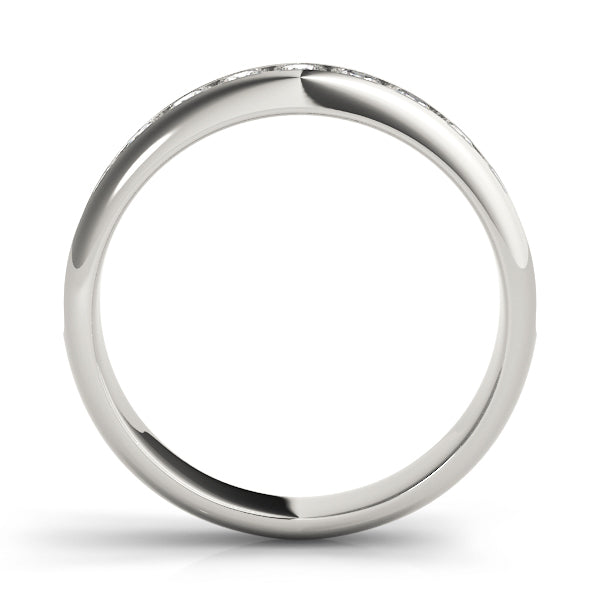 Platinum 1ctw Round Diamond Wedding Band