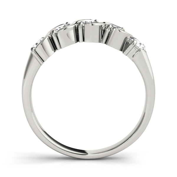 18K White Gold 1 CT Diamond Wedding Ring