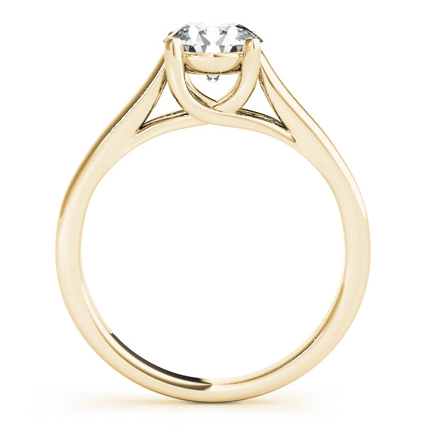 18K Yellow Gold 1ct Diamond Solitaire Engagement Ring