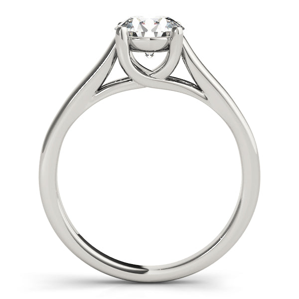18K White Gold 1ct Diamond Solitaire Engagement Ring
