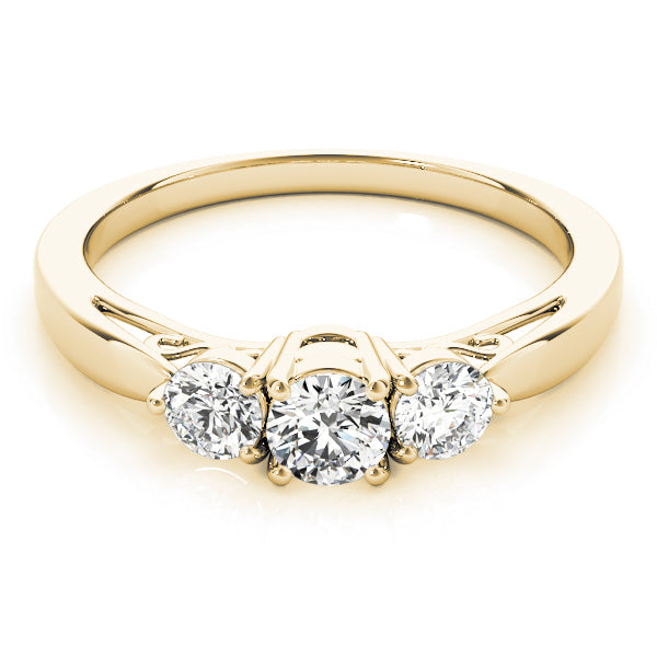 18K Yellow Gold 1.25 ct Round Diamond Engagement Ring