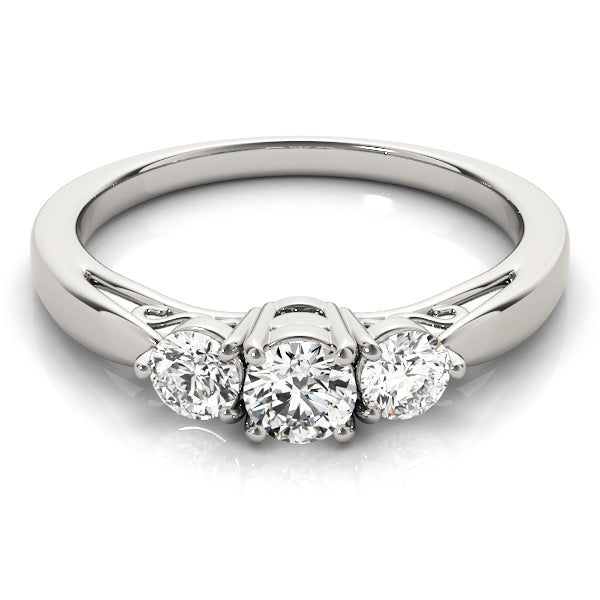 18K White Gold 1.25 ct Round Diamond Engagement Ring