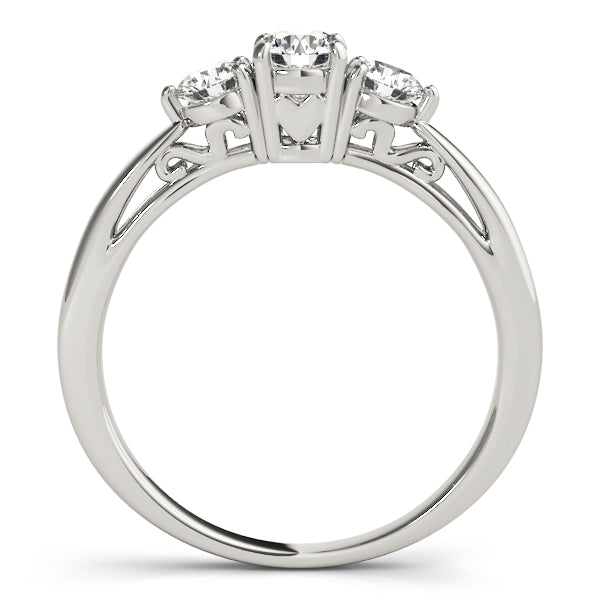 18K White Gold 1.25 ct Round Diamond Engagement Ring