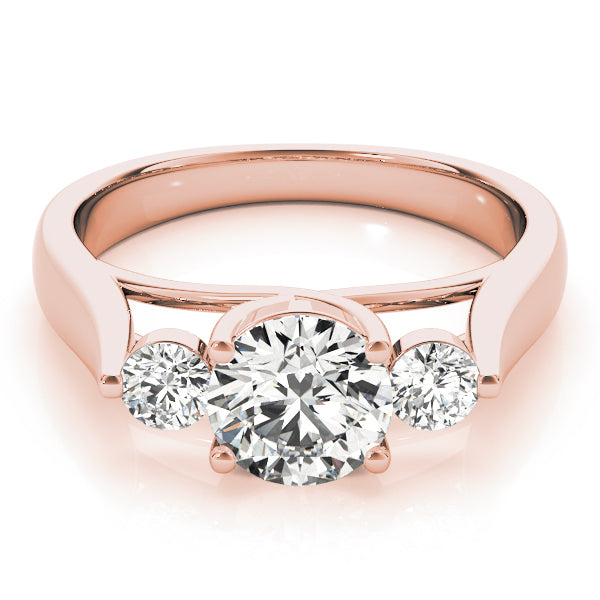 18K Rose Gold 1.25ctw Diamond Engagement Ring
