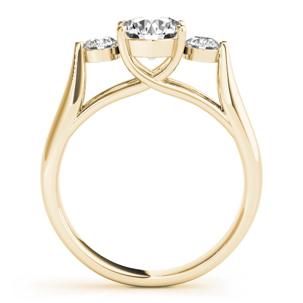 ENGAGEMENT RINGS 3 STONE ROUND