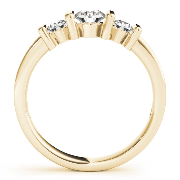 ENGAGEMENT RINGS 3 STONE ROUND