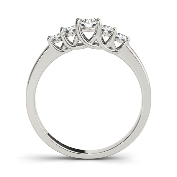 Platinum 1 CT Diamond Wedding Ring