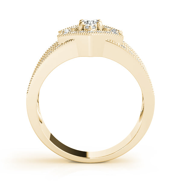 18K Yellow Gold Lab Diamond Fashion Ring