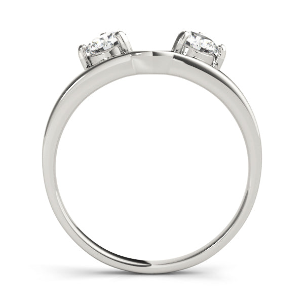 18K White Gold 1/2 CT Diamond Wedding Band