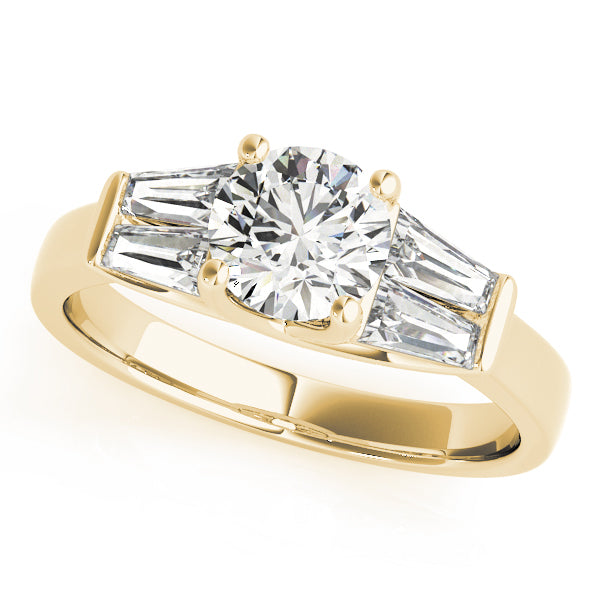 18K Yellow Gold 1.5 CT Diamond Engagement Ring