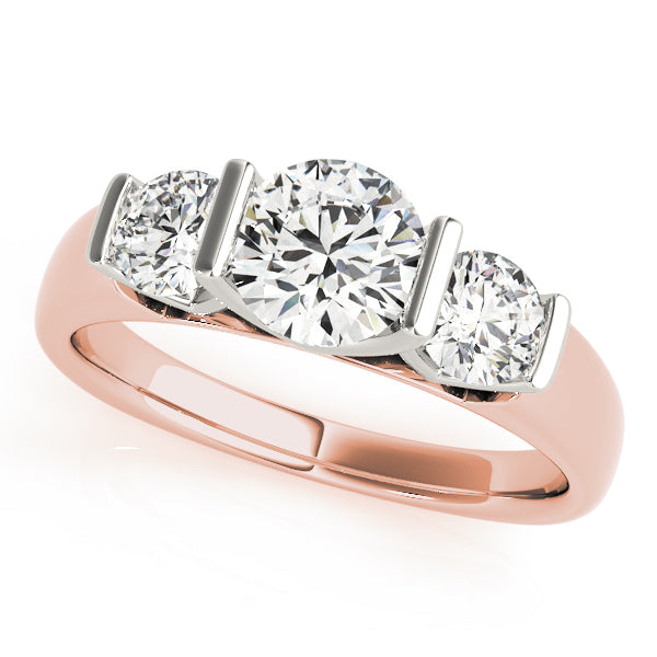18K Rose Gold 1.25ct Round Diamond Engagement Ring