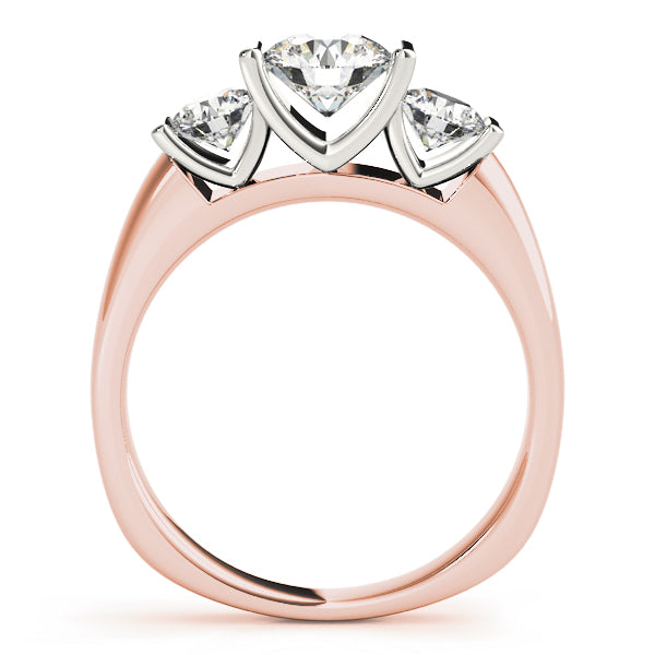 18K Rose Gold 1.25ct Round Diamond Engagement Ring