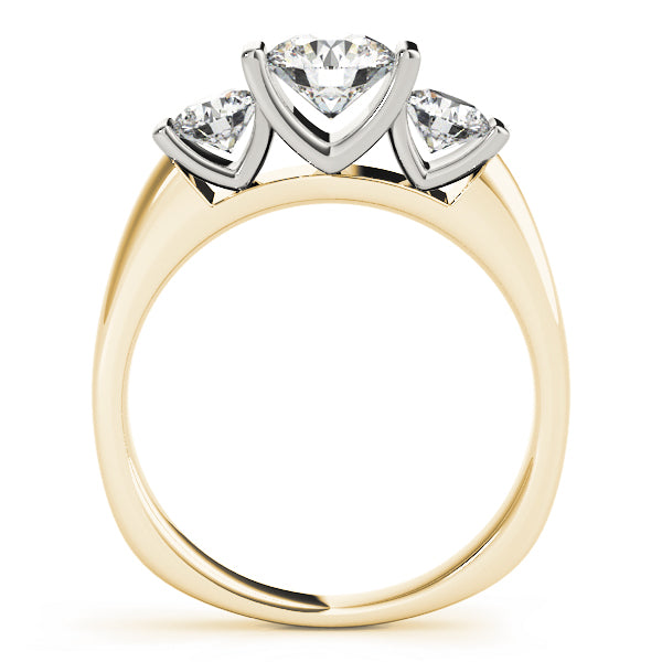 18K Yellow Gold 1.25 ct Round Diamond Ring