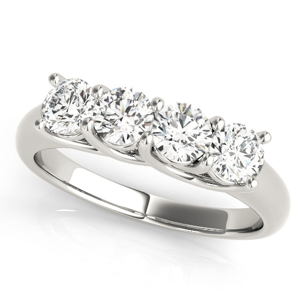 14K White Gold 1 CT Diamond Wedding Ring