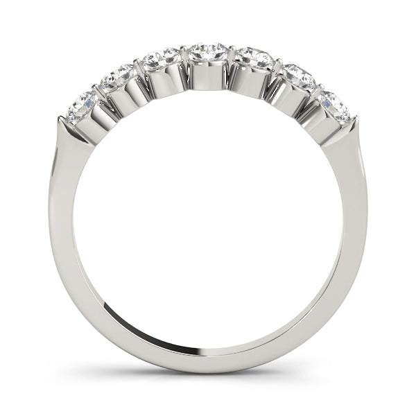 14K White Gold Diamond Multi-Stone Wedding Ring