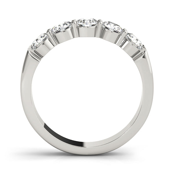14K White Gold 1 ct Diamond Wedding Ring