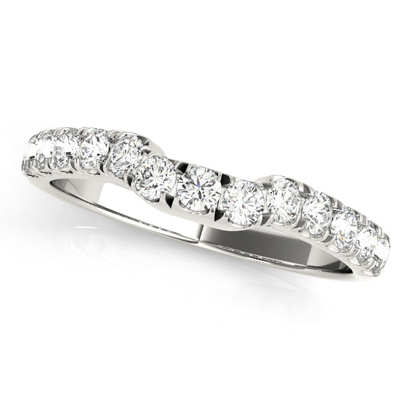 12-Diamond Round Wedding Ring