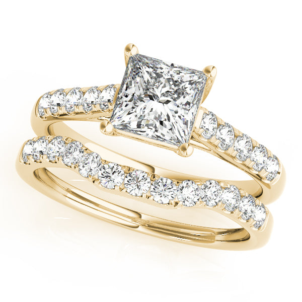 18K Yellow Gold Diamond Trellis Ring