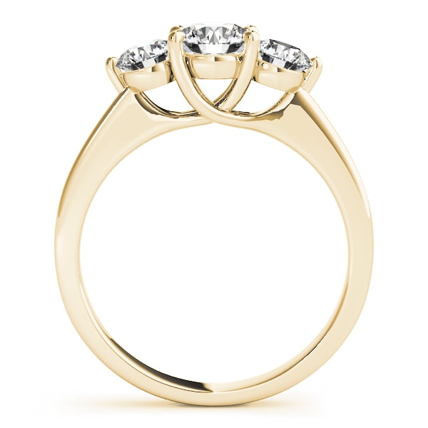 ENGAGEMENT RINGS 3 STONE ROUND