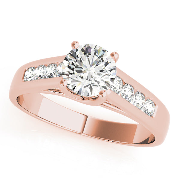 18K Rose Gold 1.20 ct Round Diamond Engagement Ring