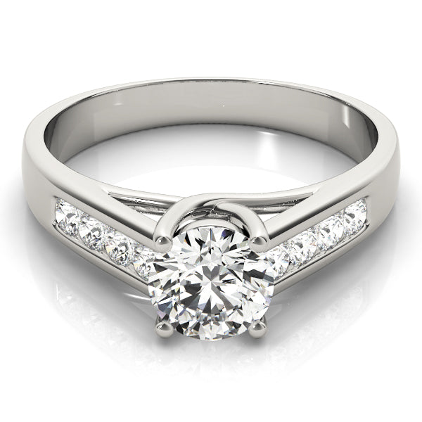 Platinum 1.2 ctw Round Diamond Trellis Ring
