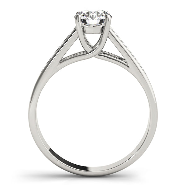 14K White Gold 1 ct Diamond Trellis Engagement Ring