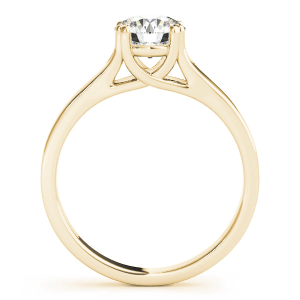 18K Yellow Gold 1 CT Diamond Engagement Ring