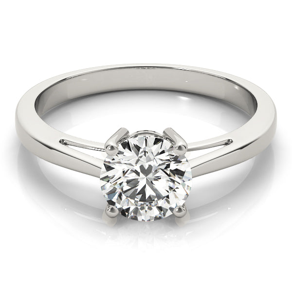 18K White Gold 1ct Diamond Solitaire Engagement Ring