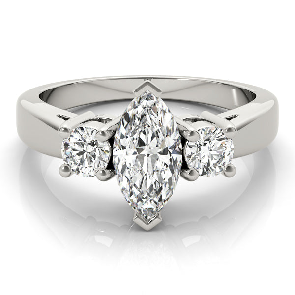 2-Stone Round Diamond Fashion Ring