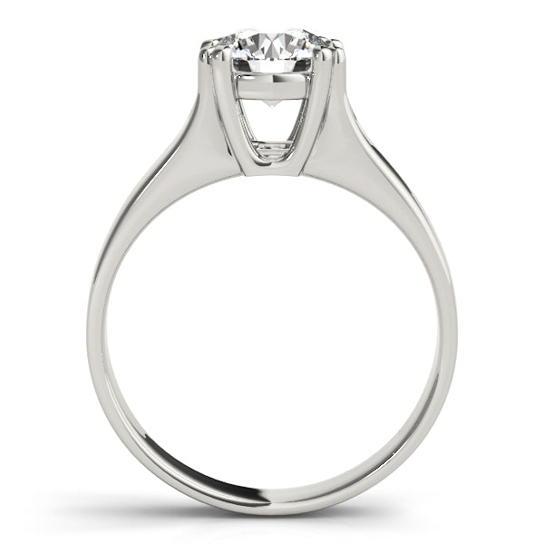 18K White Gold 1ct Diamond Solitaire Engagement Ring