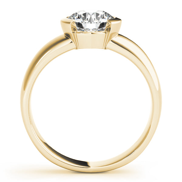 18K Yellow Gold 1 CT Diamond Engagement Ring