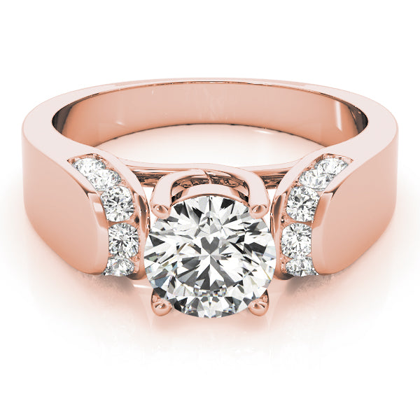18K Rose Gold 1.33ctw Diamond Engagement Ring