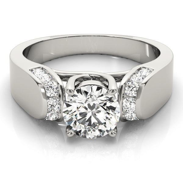Platinum 1.33ctw Round Diamond Engagement Ring