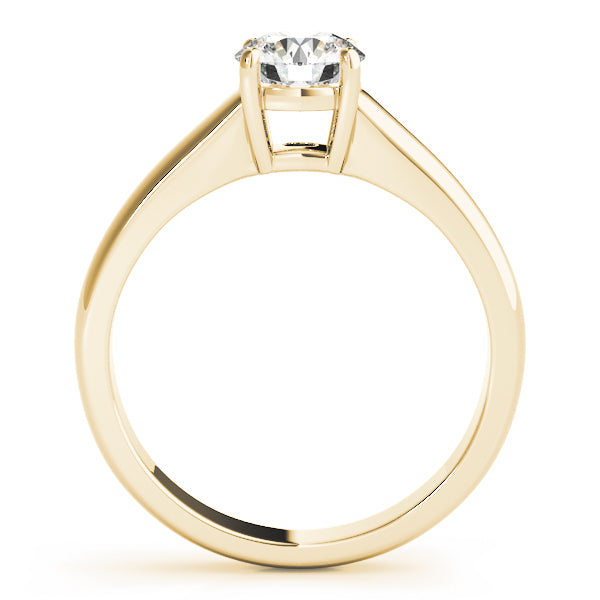 14K Yellow Gold 1 CT Diamond Engagement Ring