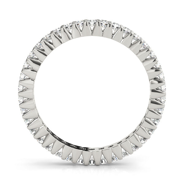 14K White Gold Diamond Wedding Ring