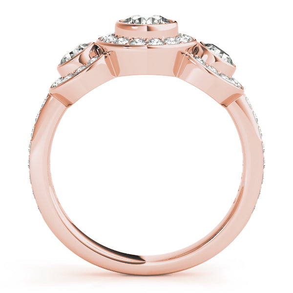 18K Rose Gold 1.75ctw Diamond Engagement Ring