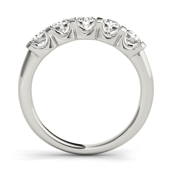 18K White Gold 1 CT Diamond Wedding Ring