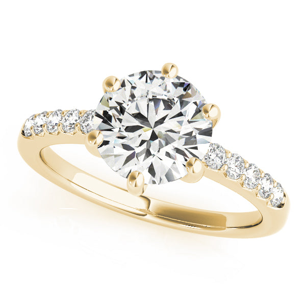 18K Yellow Gold 1.16 ctw Diamond Engagement Ring