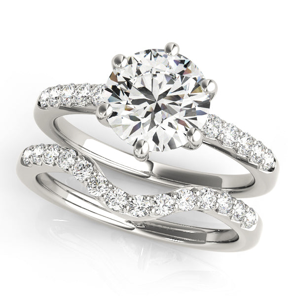 18K White Gold 1.16 ctw Diamond Engagement Ring