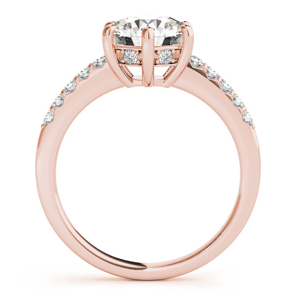 18K Rose Gold 1.16 ctw Diamond Engagement Ring