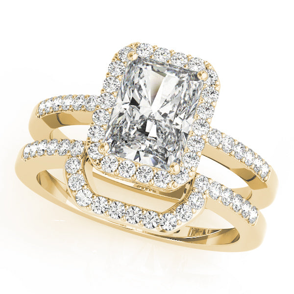 14K Yellow Gold Diamond Fashion Ring