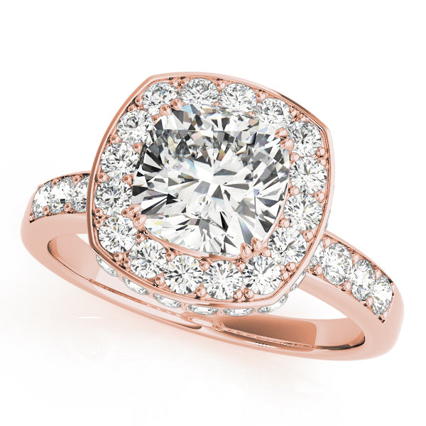 Rose Gold 1 CT Diamond Fashion Statement Ring